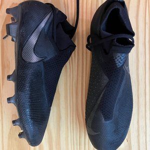 Nike Phantom VSN Vision DF FG Elite Triple Black Soccer Cleats Mens 8